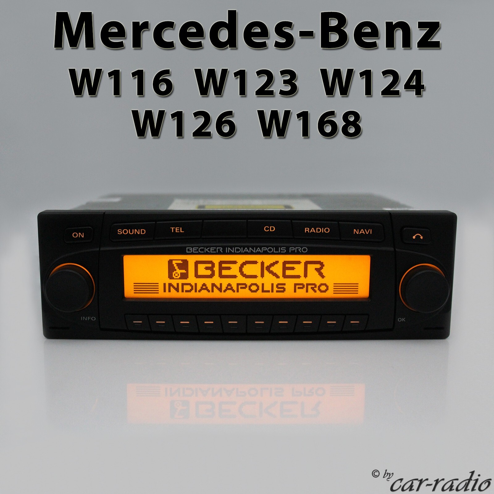 Becker Sat Nav Indianapolis Pro 7950 for Mercedes W116 W123 W124 W126 W168 BE…