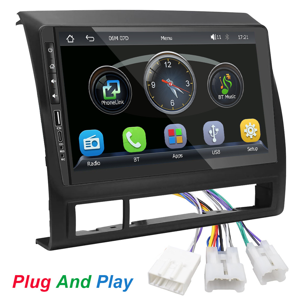 10.1” Android 13 For Toyota Tacoma 2005-2013 Car Carplay GPS 4+64G Radio Stereo