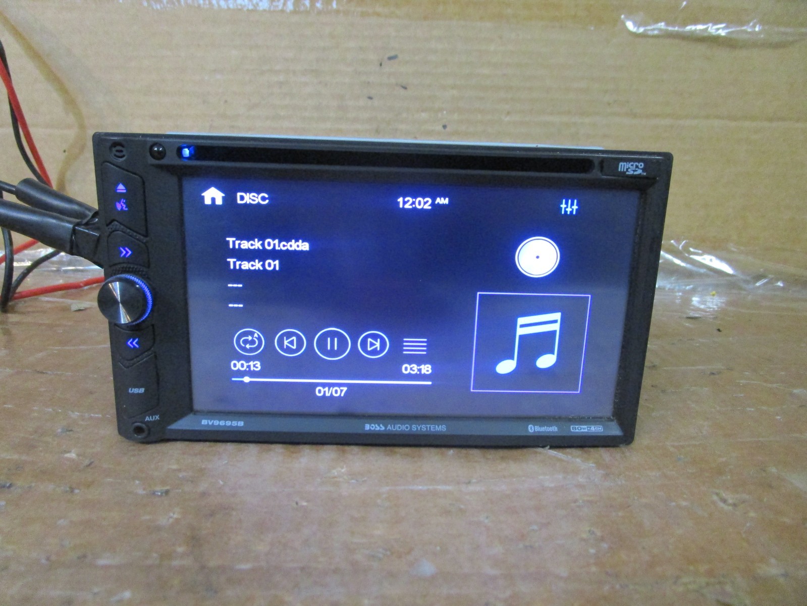 Boss Aftermarket Radio Stereo CD Player Receiver Audio Sound Equipment bv9695b