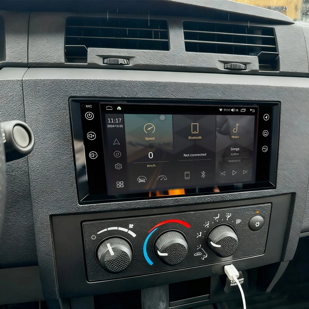 For Dodge Dakota 2005-2011 Car Radio Player GPS 2+32G WIFI Android14 Navigation