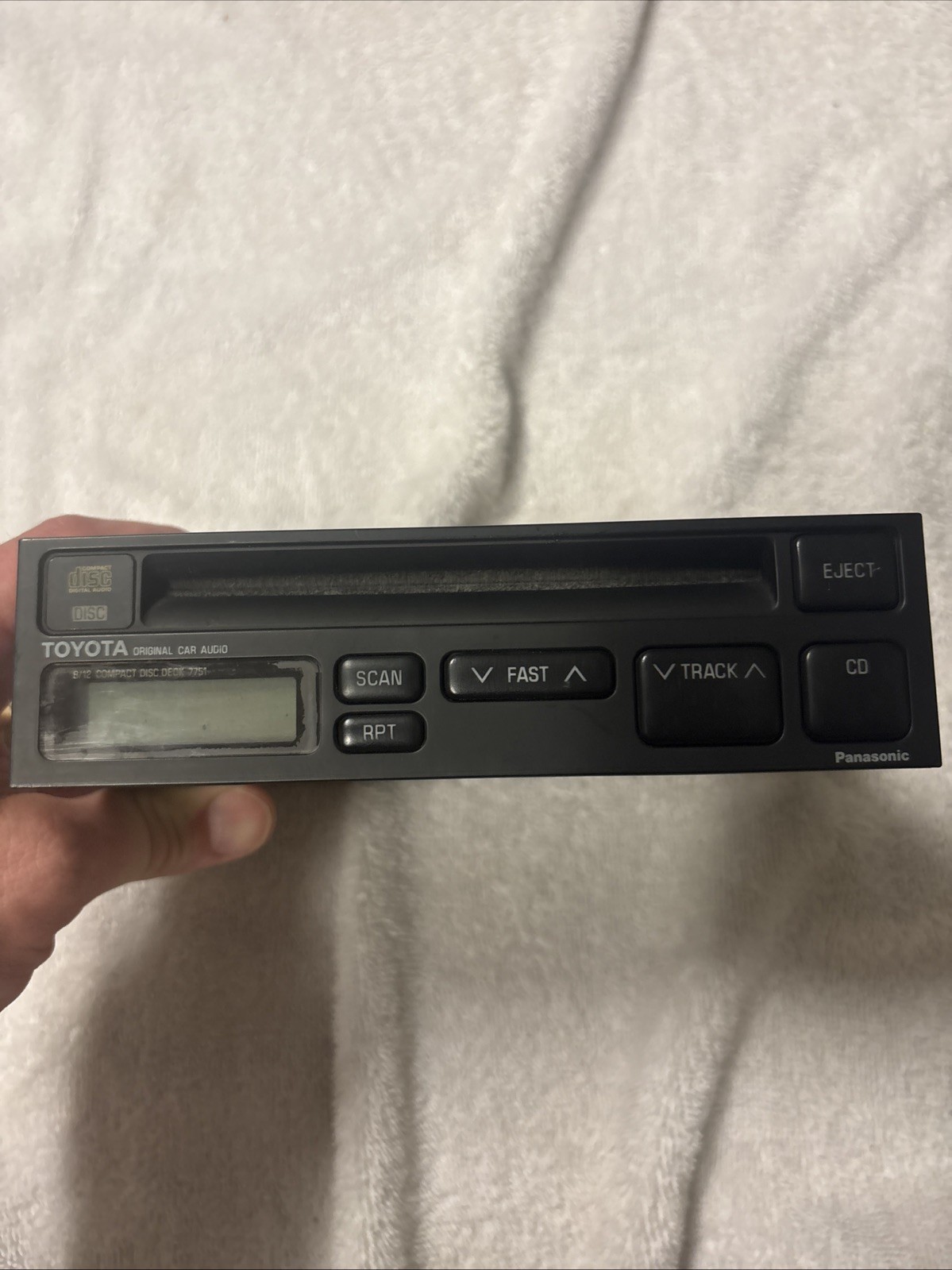 Rare Toyota MR2 SW20 Genuine CD Player 86270-20050 1DIN