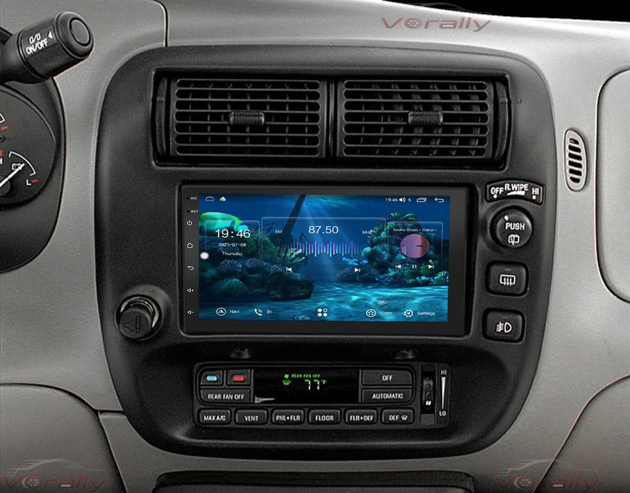 4+64G For Mercury Mountaineer 1997-2001 Android 15 Car Stereo Radio Carplay GPS