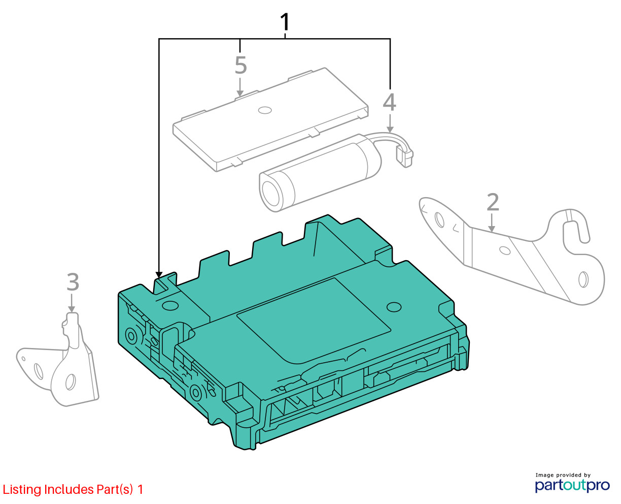 2025 TOYOTA CAMRY XV80 OEM FRONT CENTER DASH 8′ DIGITAL DISPLAY RADIO RECEIVER