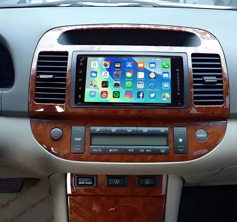 For Toyota Camry 2002-2006 w/ JBL Android13 Carplay Car Radio Stereo GPS Navi BT