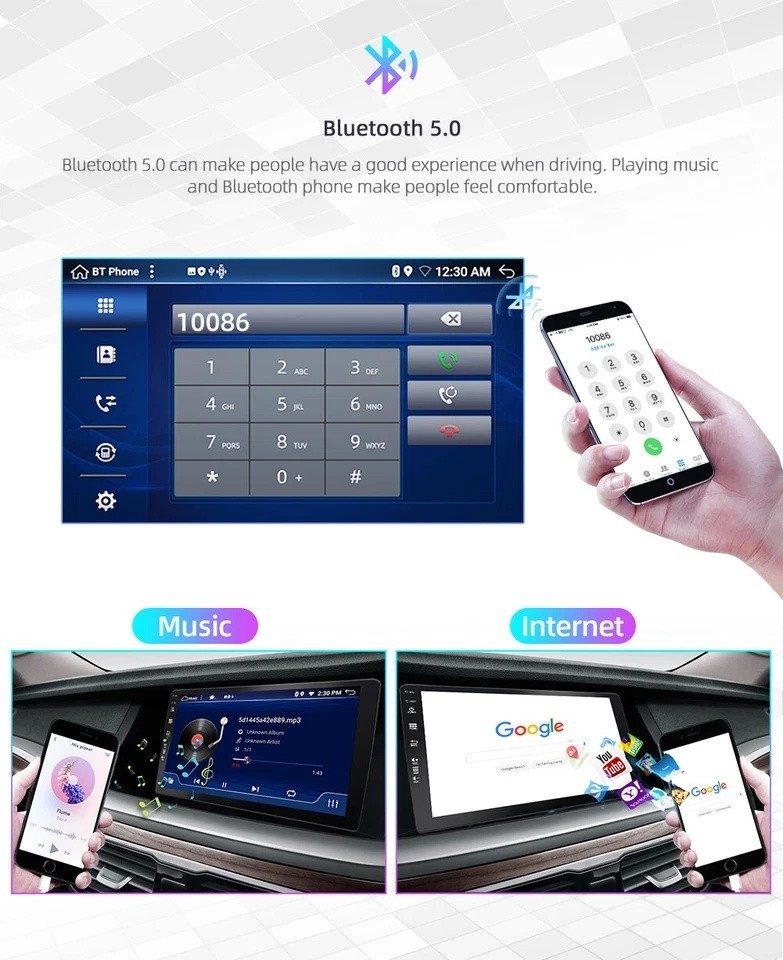 8G+256G Apple CarPlay For Honda Civic 2006-2011 Android 15 Car Radio GPS NAVI US