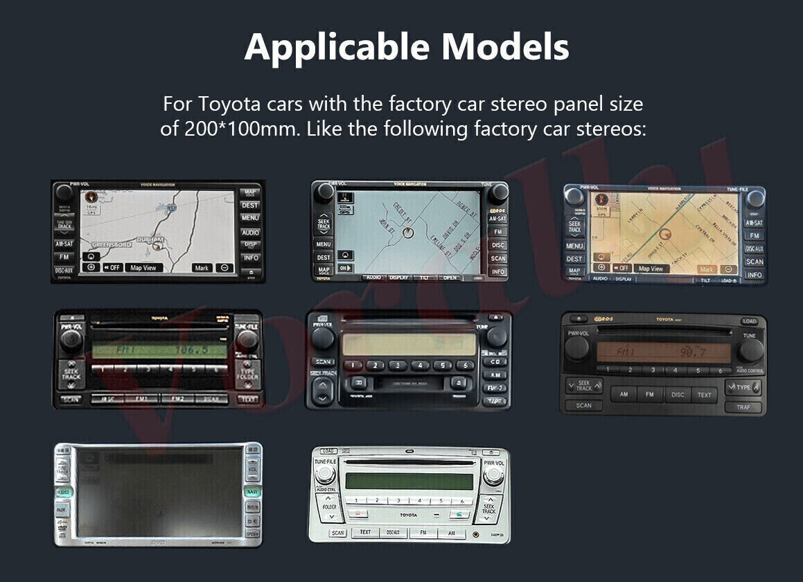 4+64GB Android 13 For 2000-2005 Toyota Echo Car Stereo Radio Carplay WIFI GPS