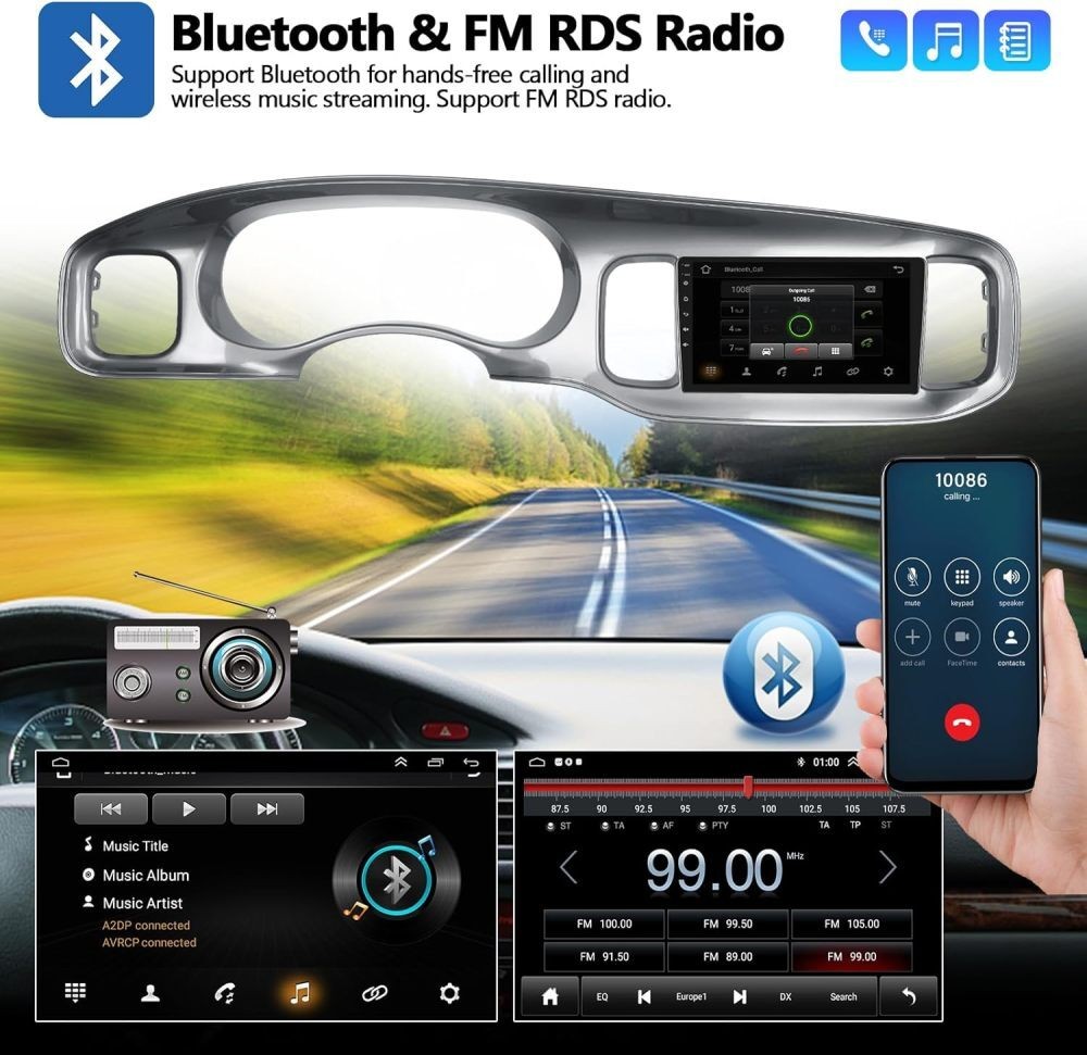 4+64GB Android 15 Car Stereo Radio GPS Navi Carplay For Dodge Charger 2011-2014