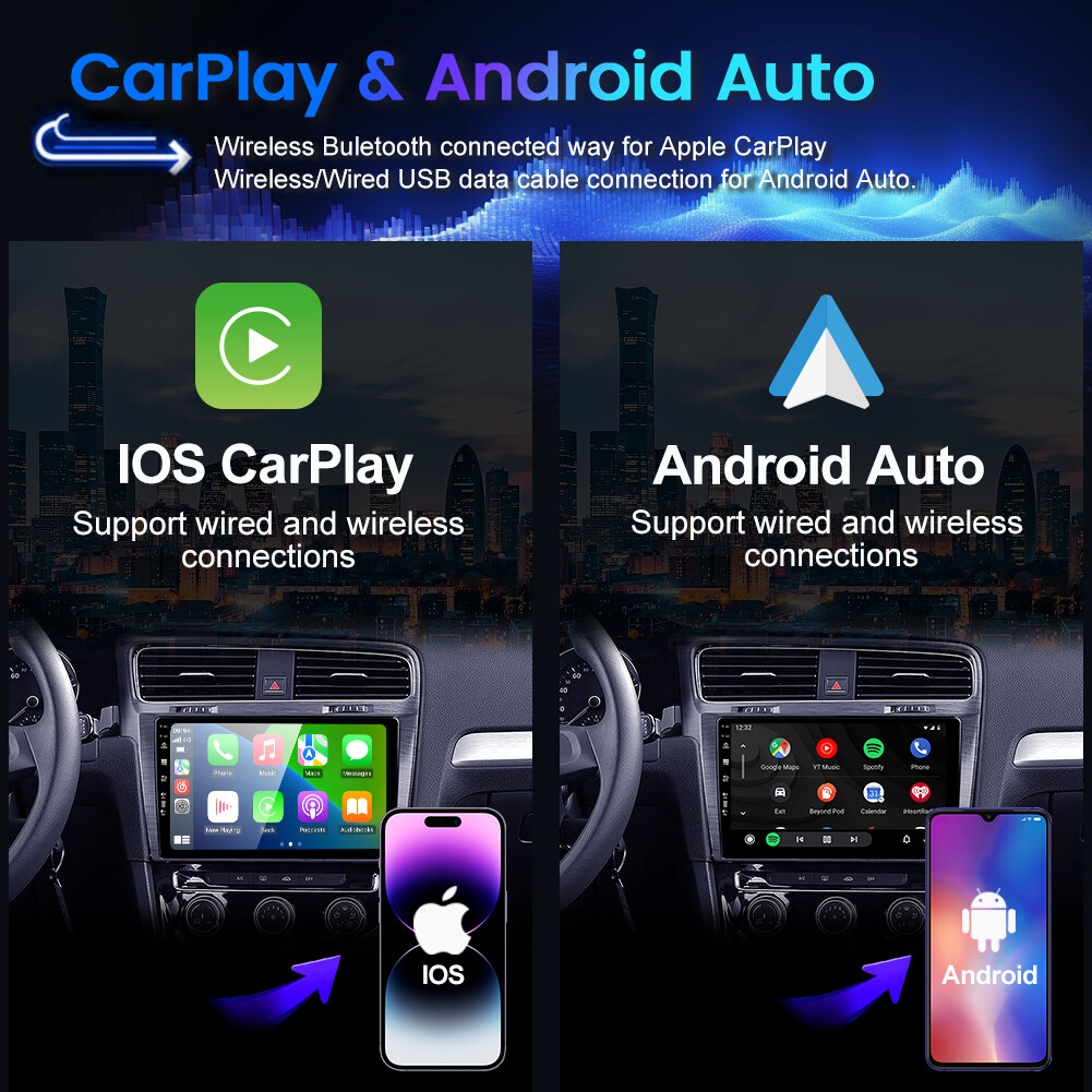 6GB+128GB Android 16 GPS Car Stereo For Volkswagen Golf 7 2012-2020 DSP Car play