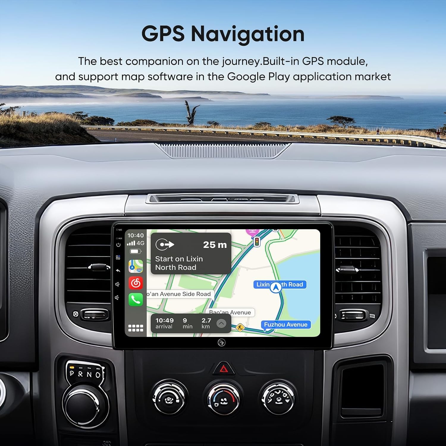 10″ Head Unit Car Radio Stereo for Dodge Ram 1/2/3500 2013-18 Camera BT Mirrorin