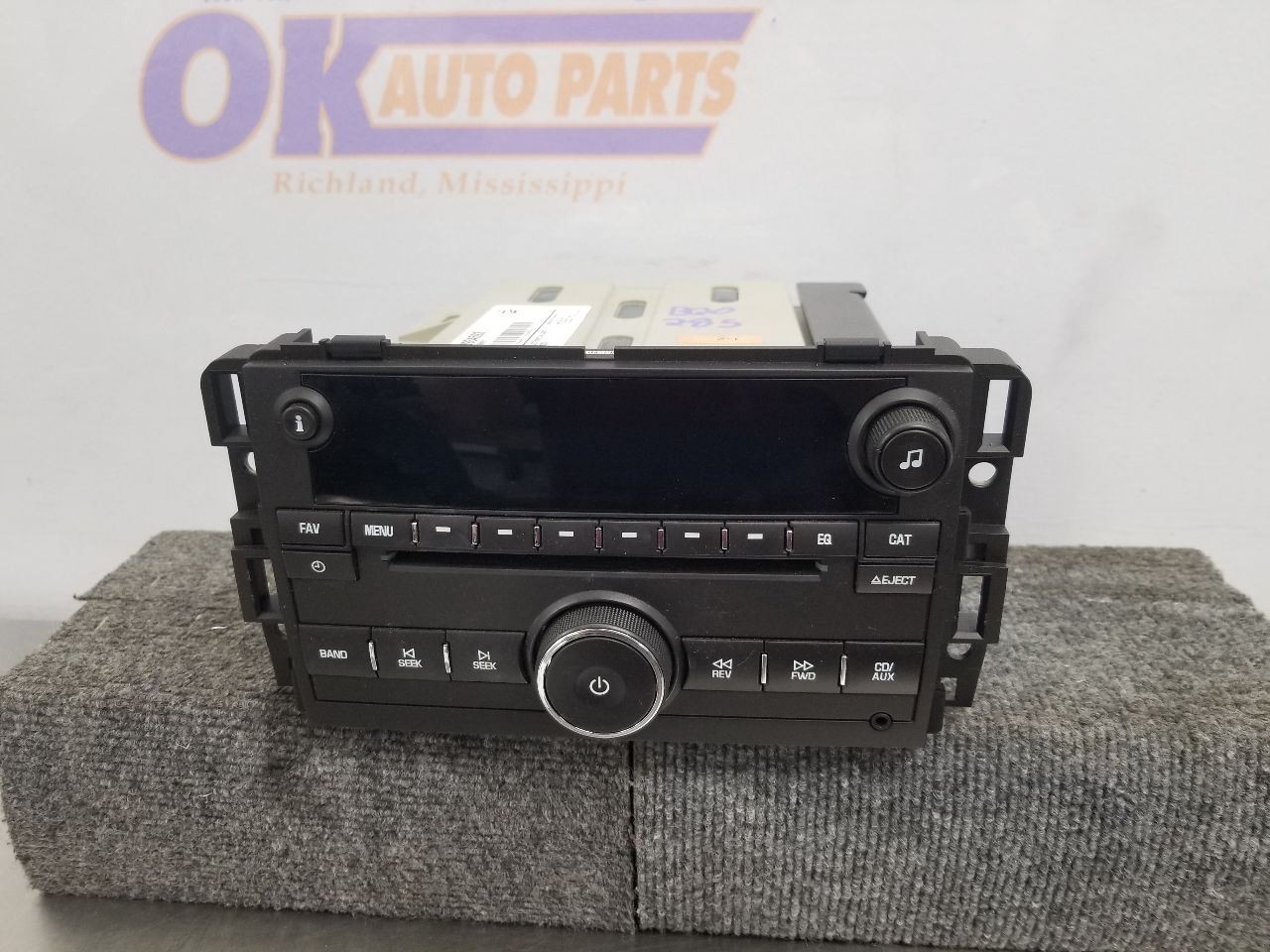 12 GMC SIERRA 1500 SLE 4X2 5.3L RADIO AUDIO 20934593 OEM