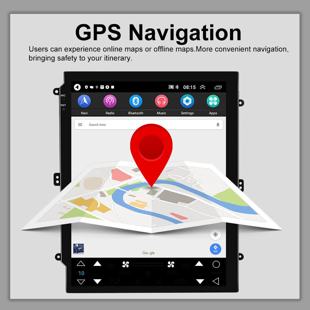 64G CarPlay Car Stereo Radio GPS Navi Android 14 For Cadillac Escalade 2007-2014