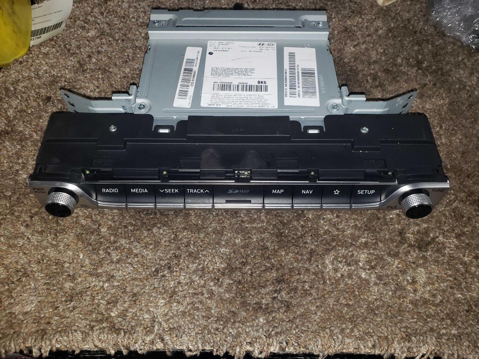 19 20 21 G70 Radio Receiver, w/Navigation Option, ID# 96560G9500VCA