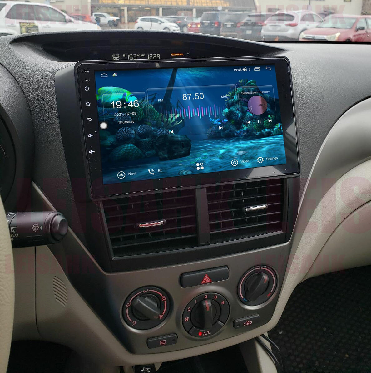 CarPlay Android 13 For Subaru Forester Impreza 07-13 Car Stereo Radio Head Unit