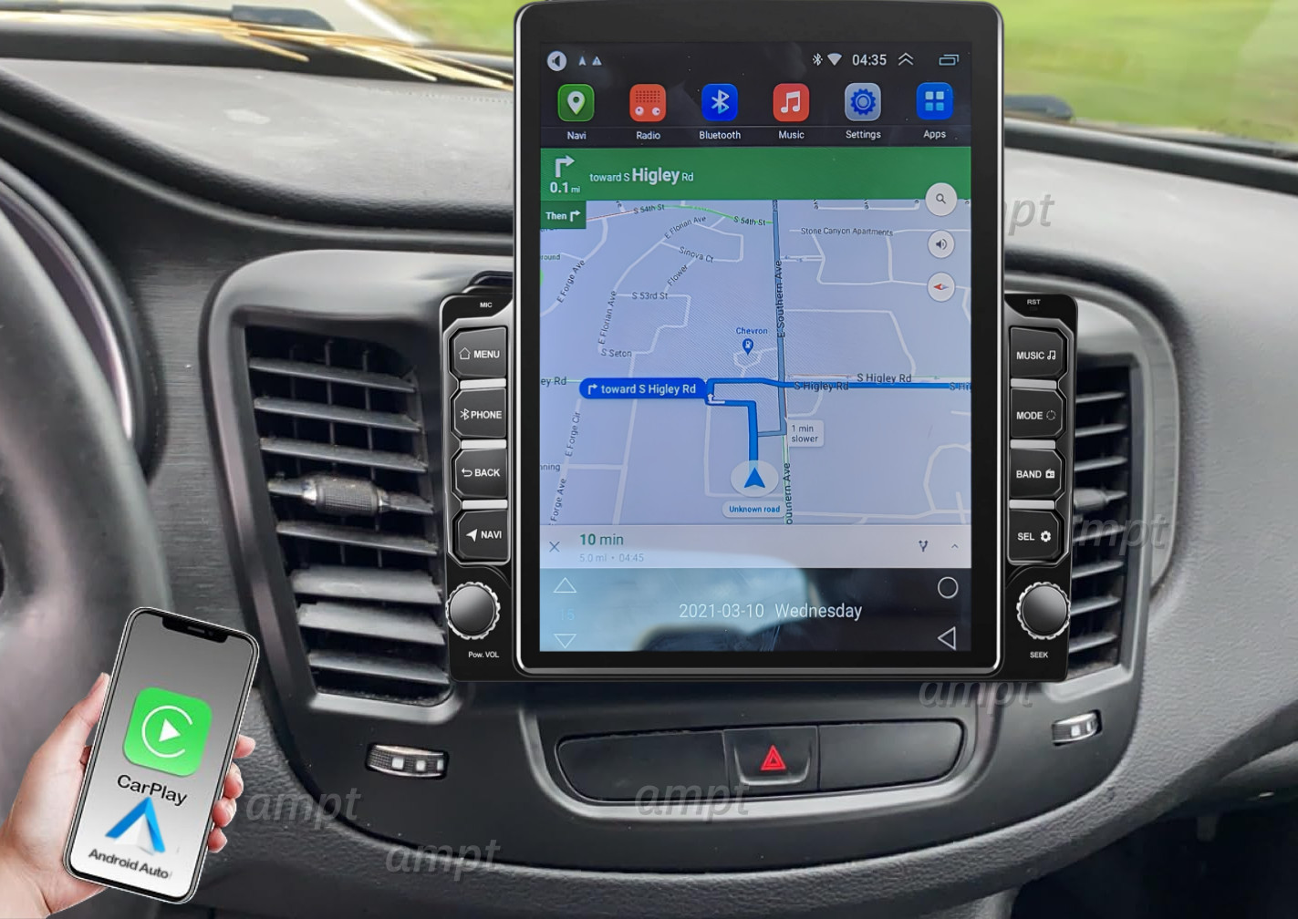 9.7” For 2015-2019 Chrysler 200 200C 200S Android 13 Car Stereo Radio GPS Player