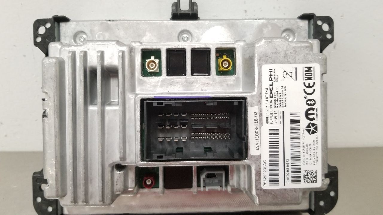 19 DODGE RAM 1500 NEW STYLE RADIO AUDIO DISPLAY RECEIVER HEAD UNIT 68292209AG