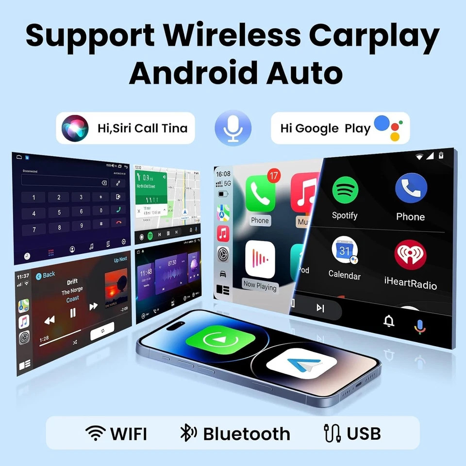 Car Radio Stereo Carplay For 2016-2020 Honda Pilot Head Unit GPS