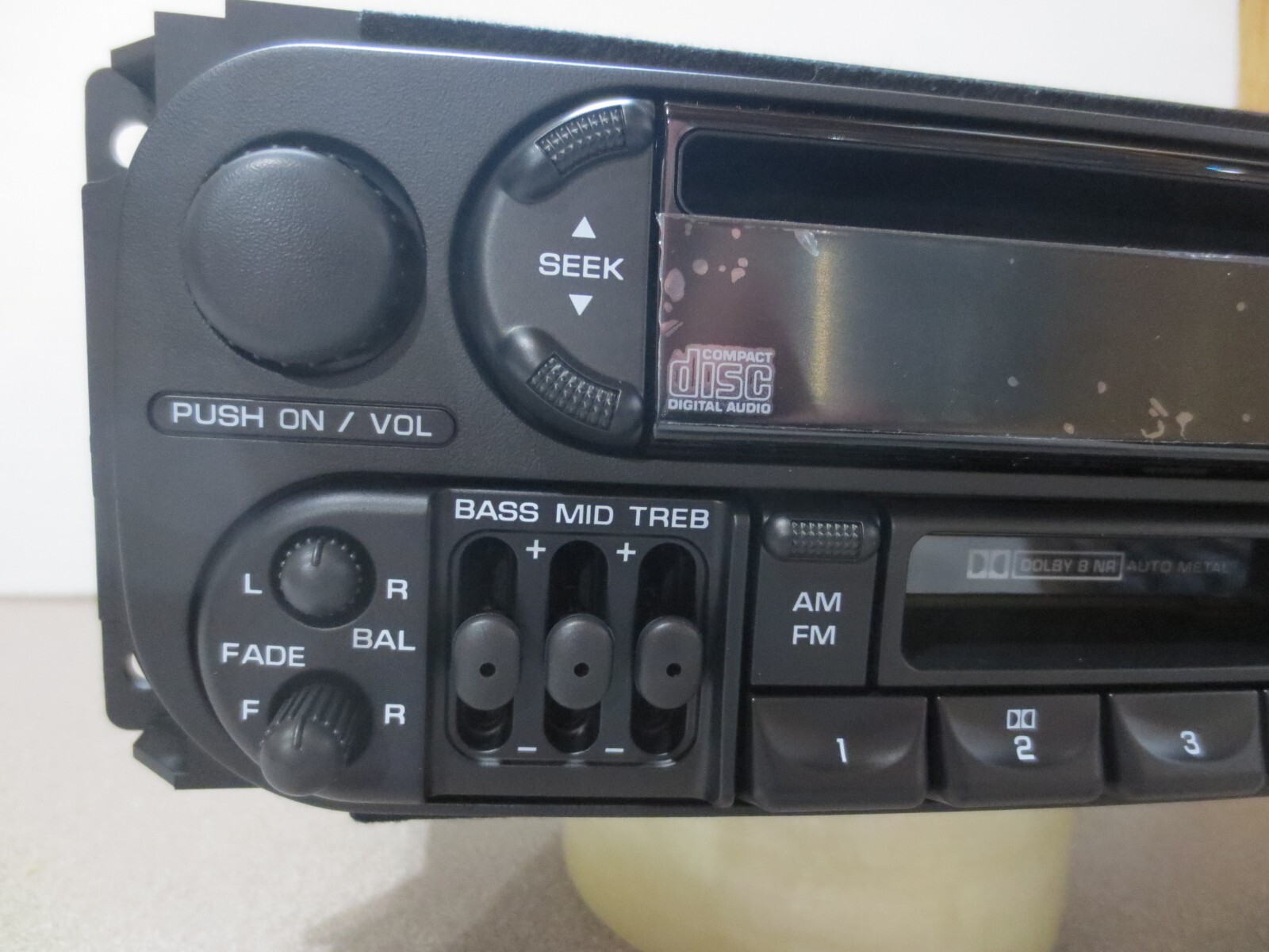 NEW OEM DODGE JEEP CHRYSLER AM FM Radio Cassette CD Player P04858540AH 4858540