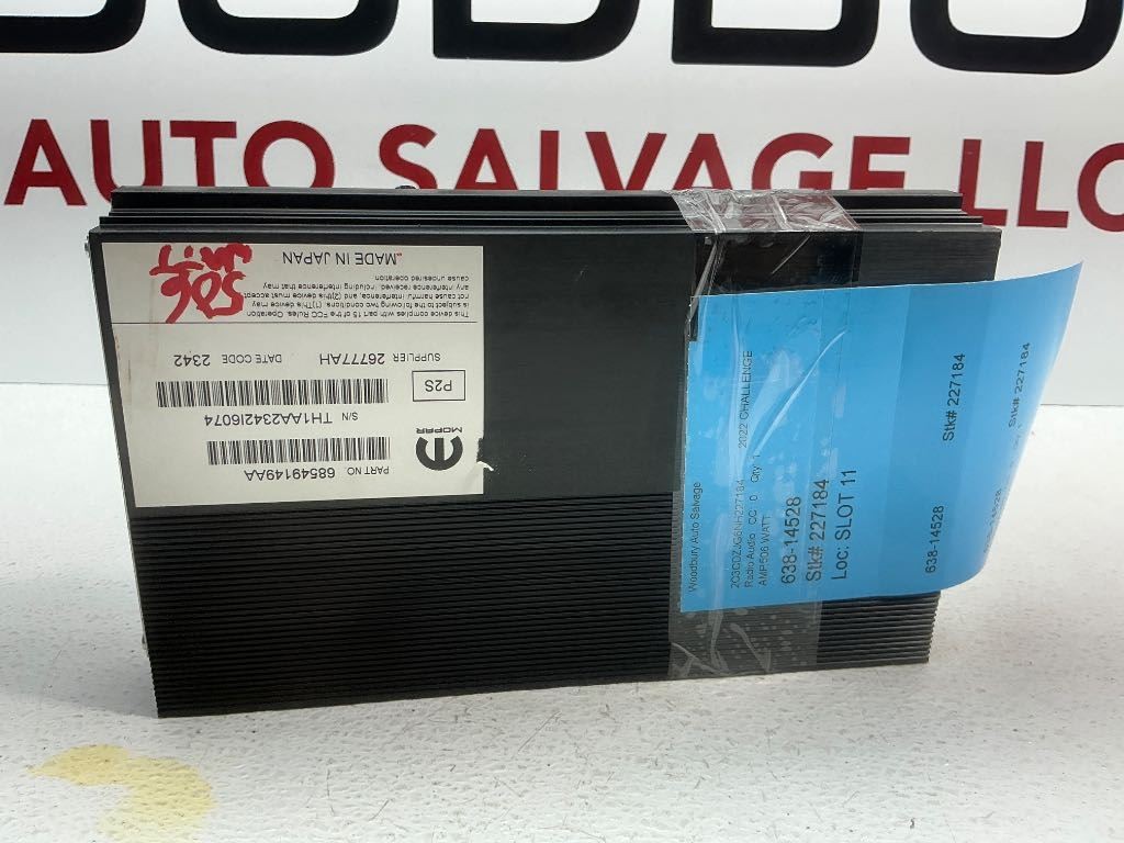Audio Equipment Radio Amplifier 506 Watt Opt Rfd Fits 17-23 300 479476