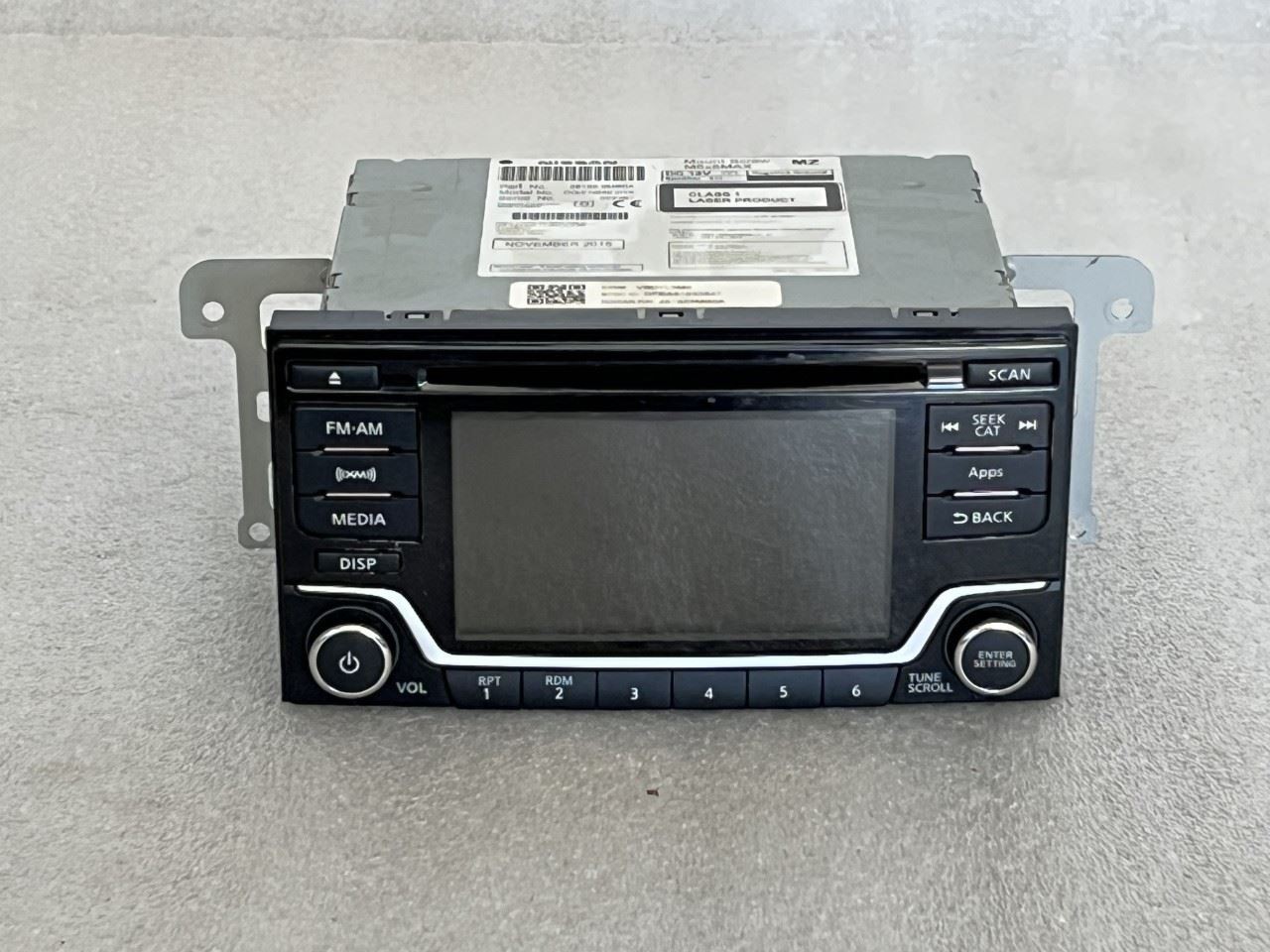 2015 NISSAN SENTRA VERSA STEREO RADIO WITH 5″ COLOR SCREEN 281859MB0A