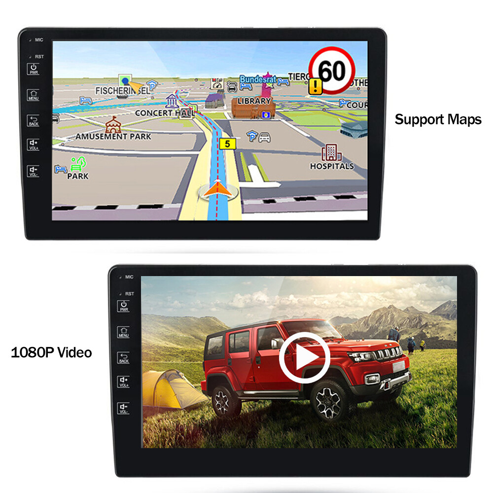 10″ Car Radio Stereo Android Auto CarPlay IPS DSP IPS BT GPS ID3 USB Wifi Touch