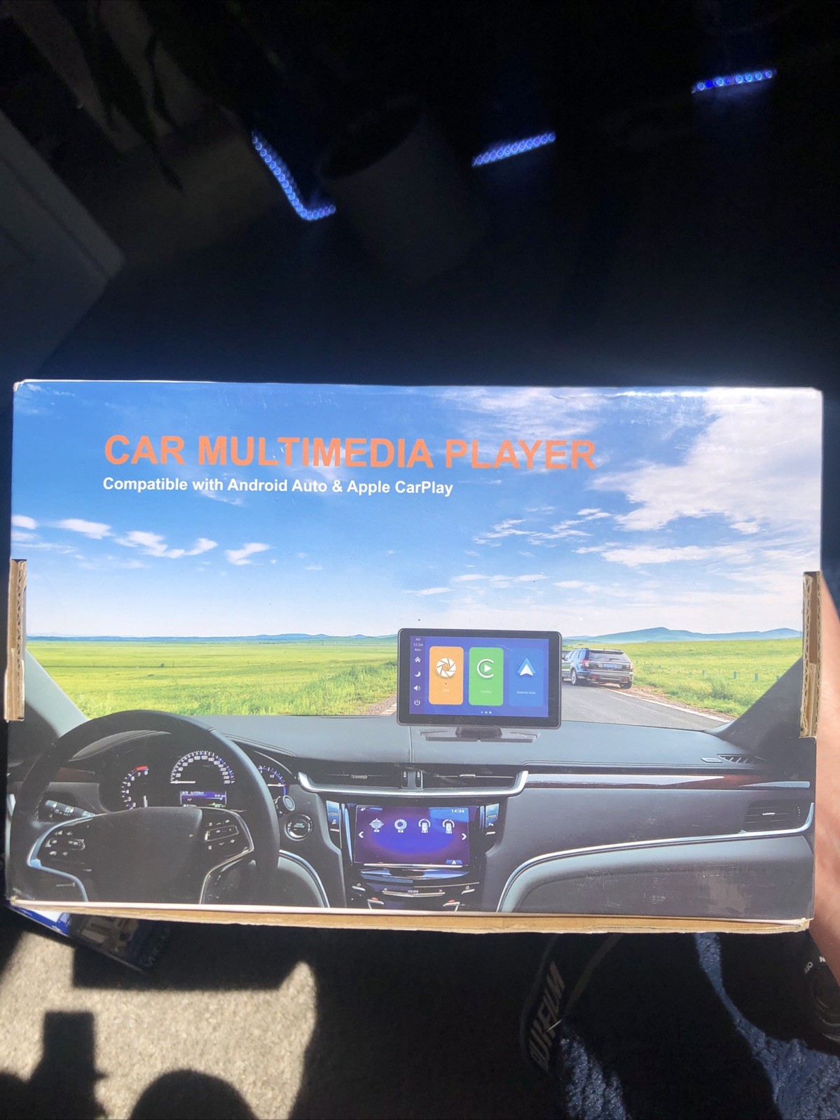 Portable Car Stereo Wireless Apple CarPlay Android Auto Screen 2.5K DVR