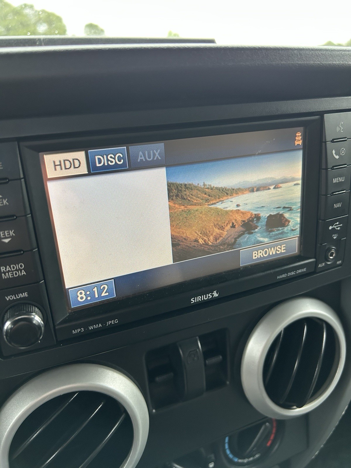 JEEP WRANGLER NAVAGATION SYSTEM RADIO CD PLAYER MOPAR OEM 2007-2010 CHRYSLER