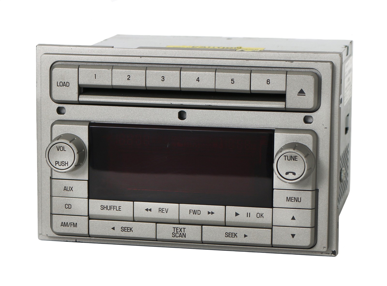 2008 Lincoln MKZ OEM Radio AM FM MP3 6 Disc CD Player Part Number 8H6T-18C815-AD