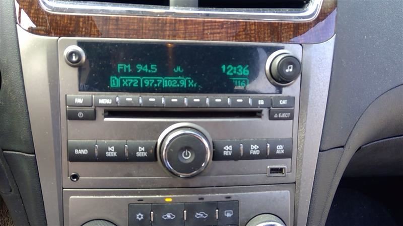 Audio Equipment Radio AM-FM-stereo-CD-MP3-USB Opt Uui Fits 09-12 MALIBU 710303