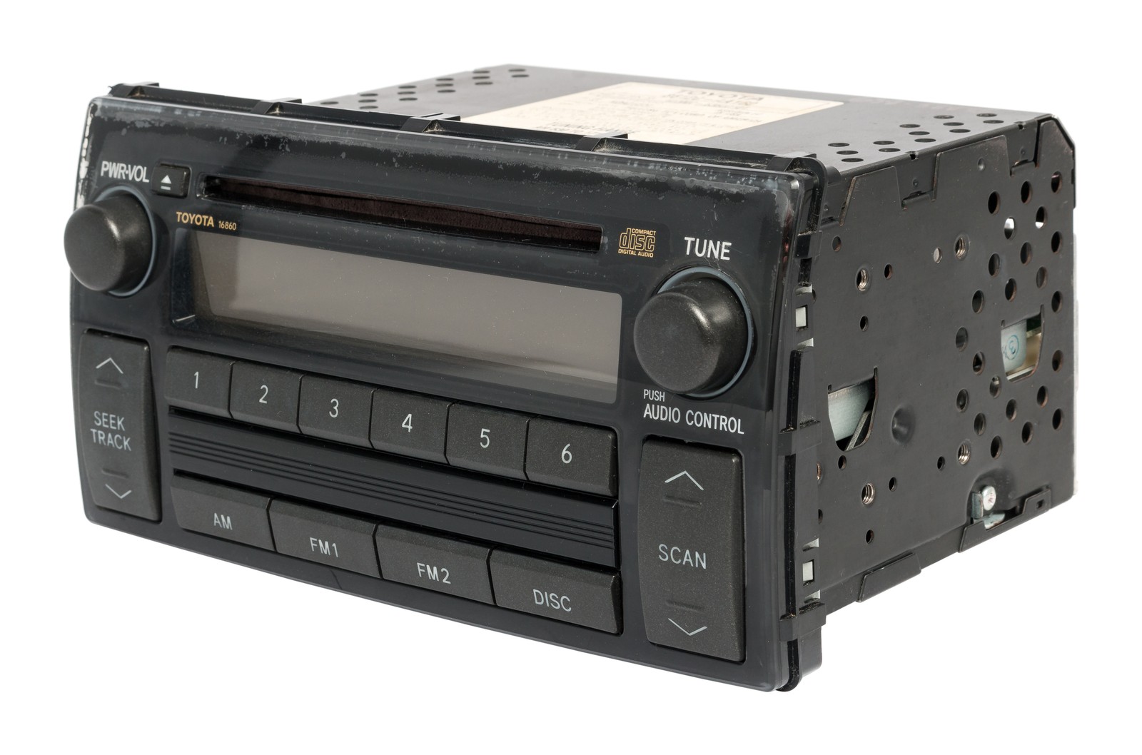2005-06 Toyota Camry AM FM OEM Radio Single CD Player 86120-AA160 Face 16860