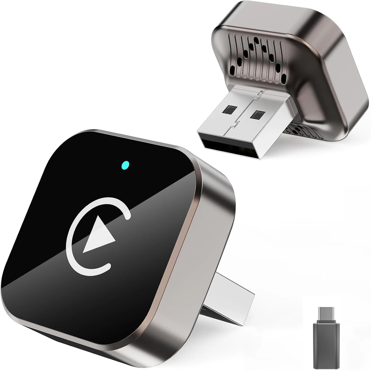 2-in-1 Wired to Wireless CarPlay & Android Auto Adapter USB Dongle Plug & Play