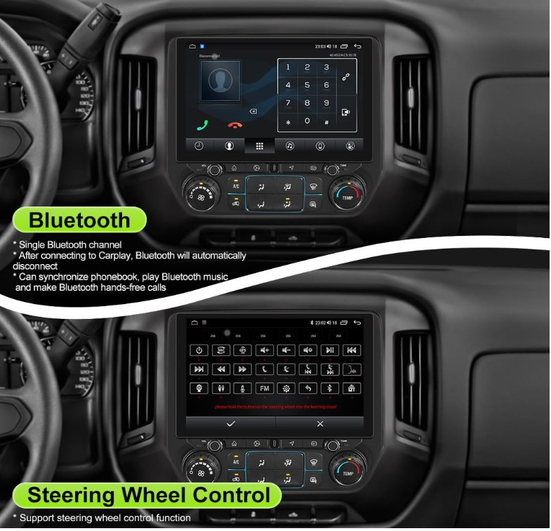 11.5 inch IPS Touchscreen Car Radio for Chevrolet Chevy Silverado GMC Sierra 201