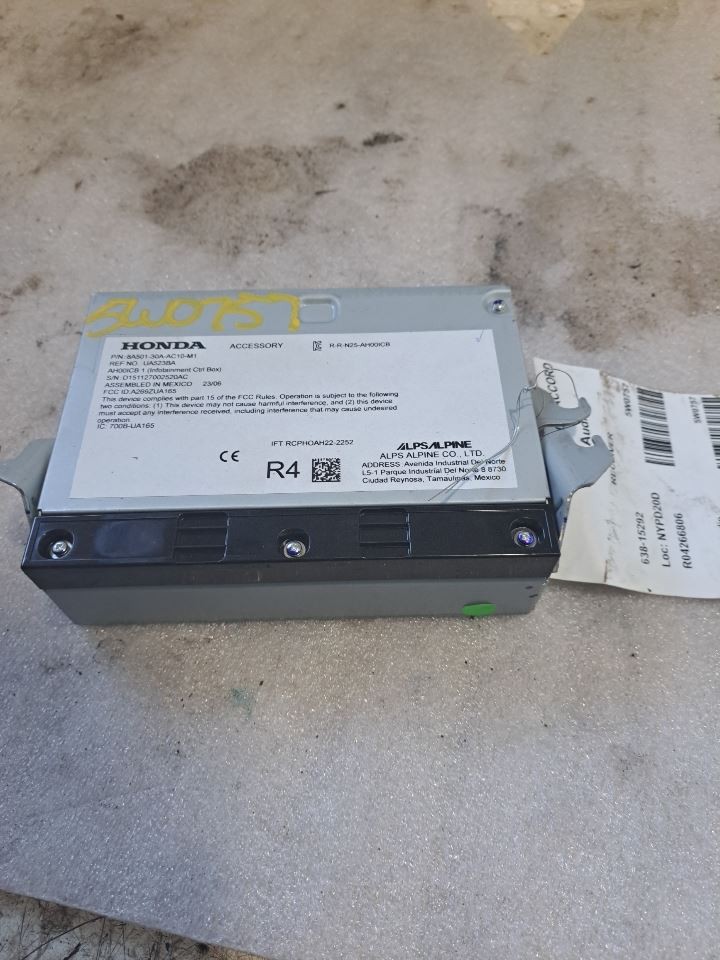 2023 Accord Stereo Radio Receiver,8a50130aac10m1 Sku#4266806