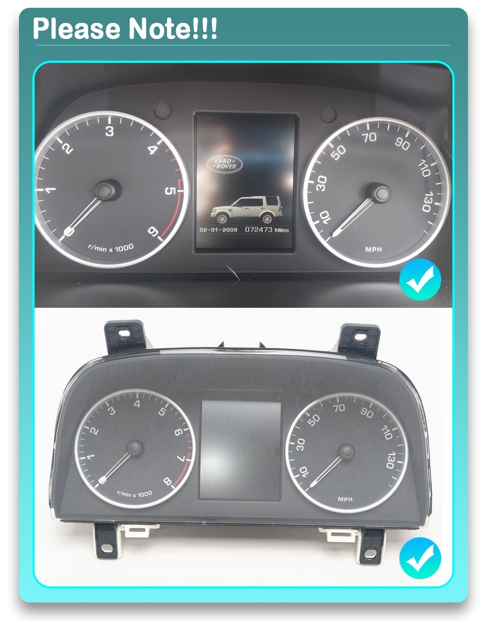 LAND ROVER DISCOVERY 4 2010-16 12.3″ VIRTUAL DIGITAL COCKPIT DASHBOARD DISPLAY