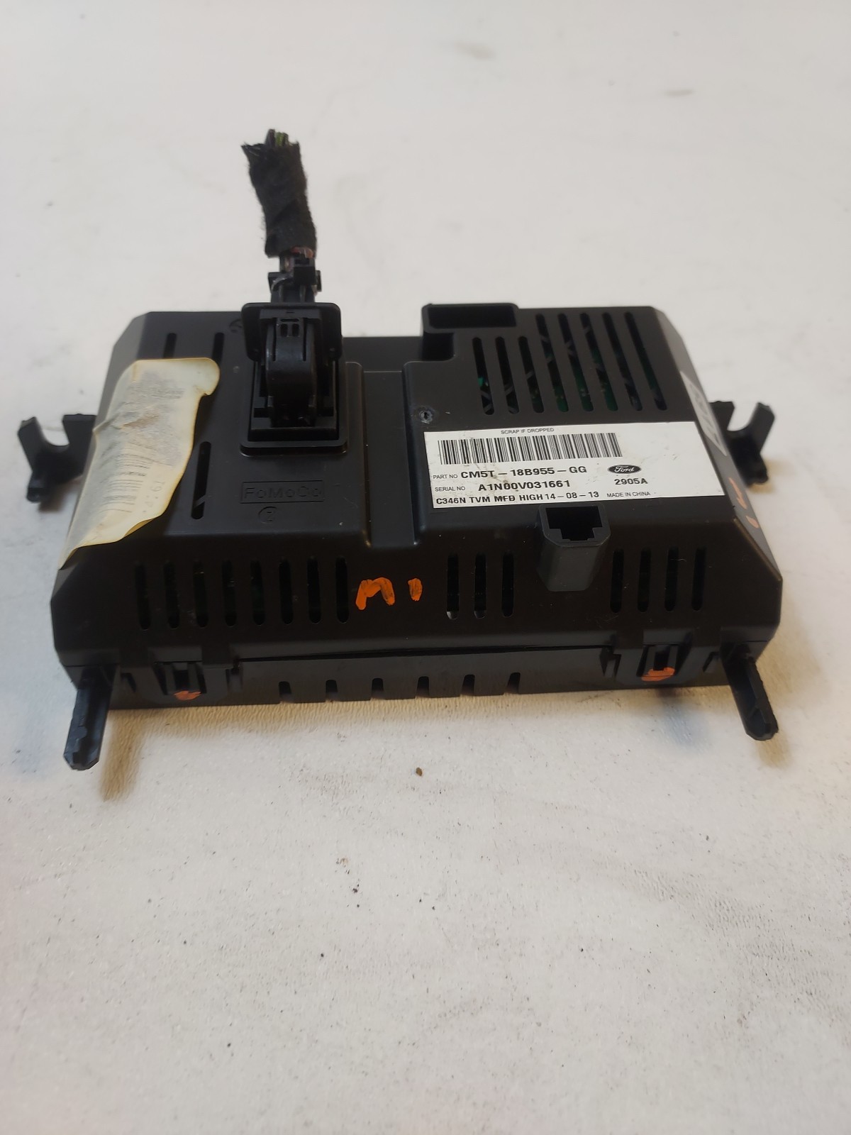 2012-14 Ford Focus Dash Information GPS Nav Screen w/ Support CM5T-18B955-GG OEM