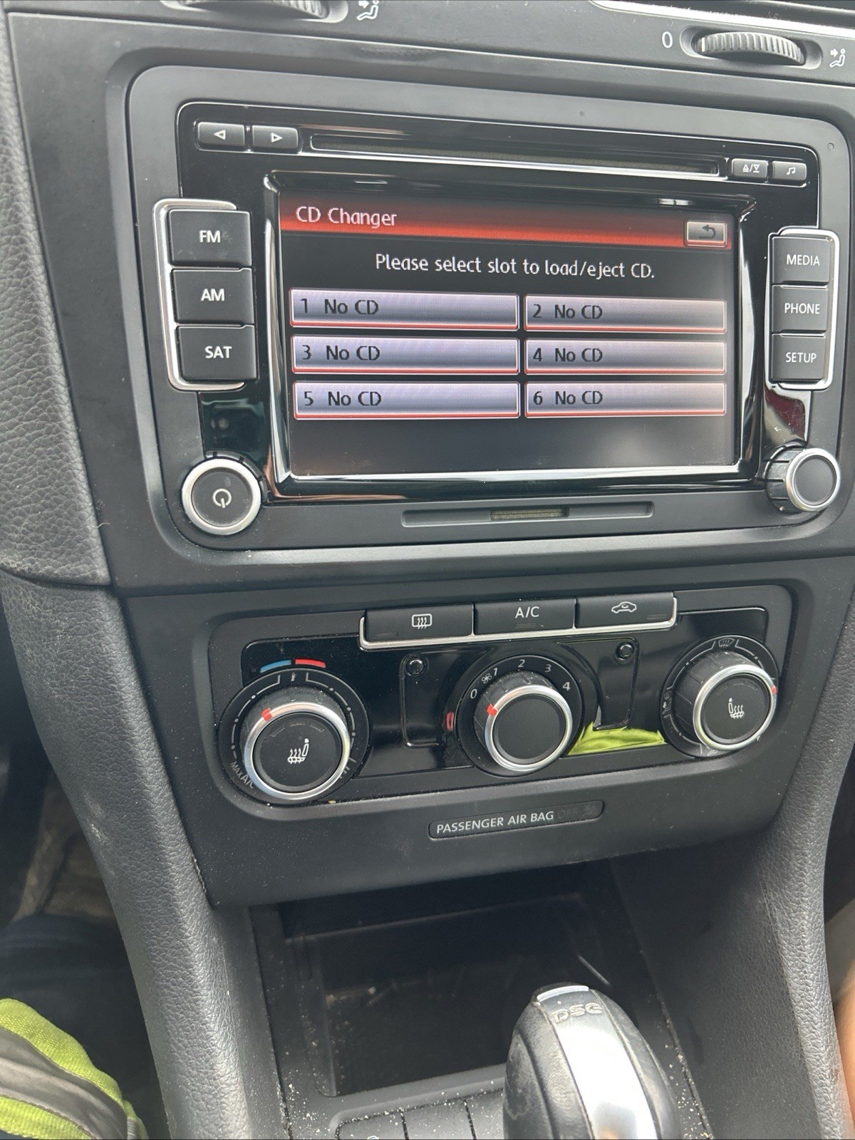 Tested !! GENUINE VW MK6 GOLF JETTA 14 13 12 11 GTI 2009 -2014 RADIO HEAD UNIT