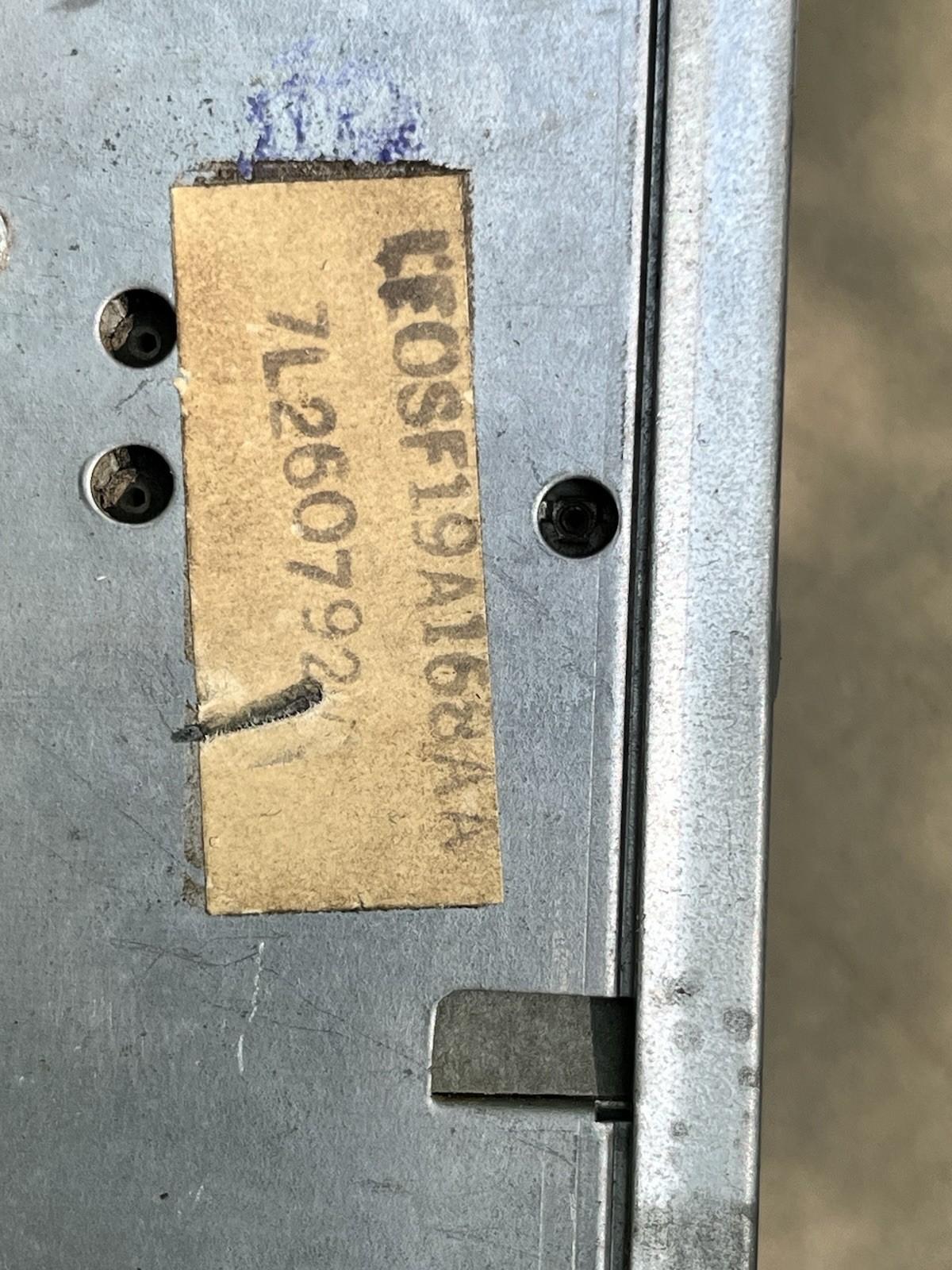 vintage ford high boy am/fm tape radio leosf19a168aa pick up truck