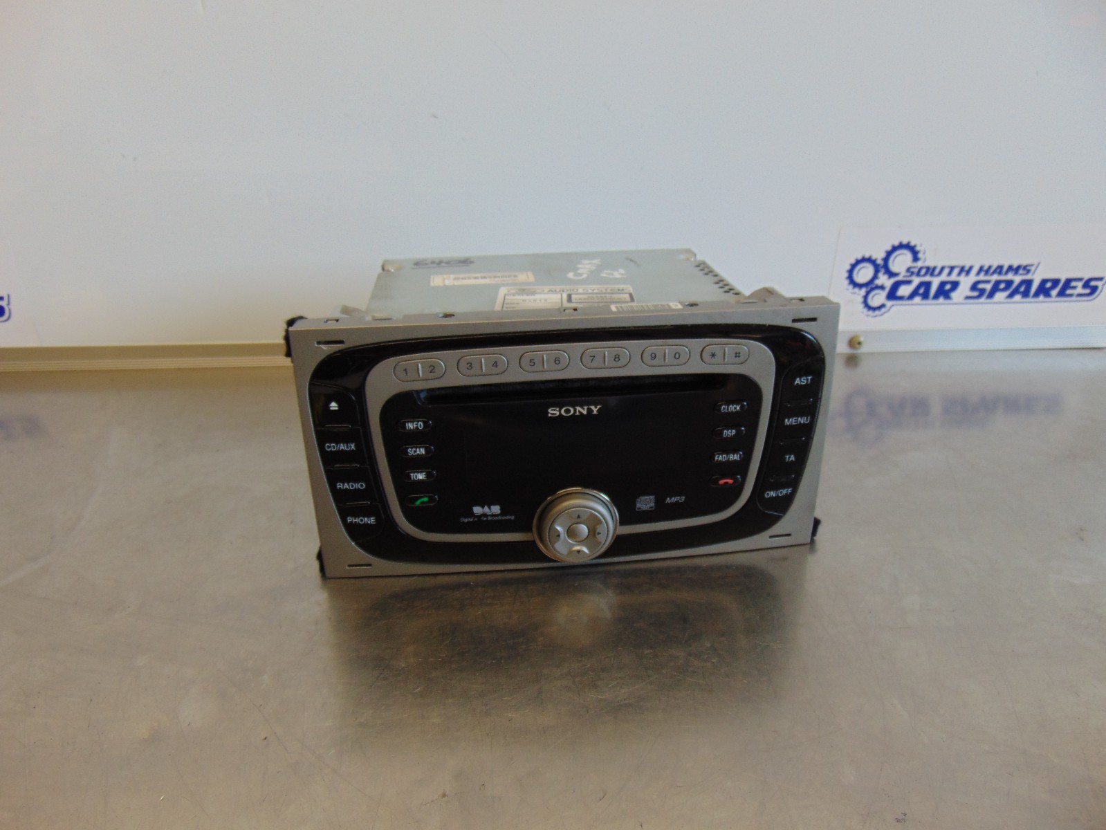 Ford CMax Stereo MK1 08-10 Radio head unit Black silver 8V4T-18C939-LD Code