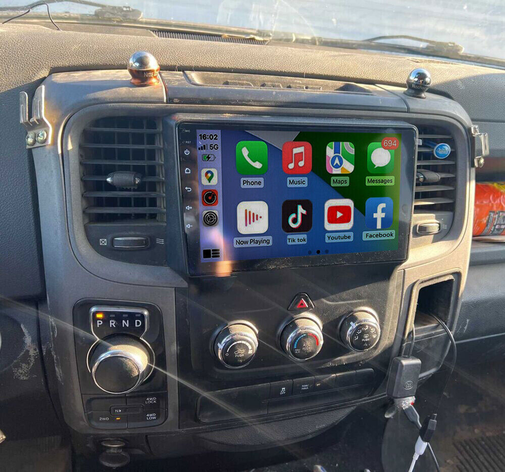 64G Android Carplay Radio Stereo For Dodge Ram 1500 2500 3500 2013-2018 GPS SWC