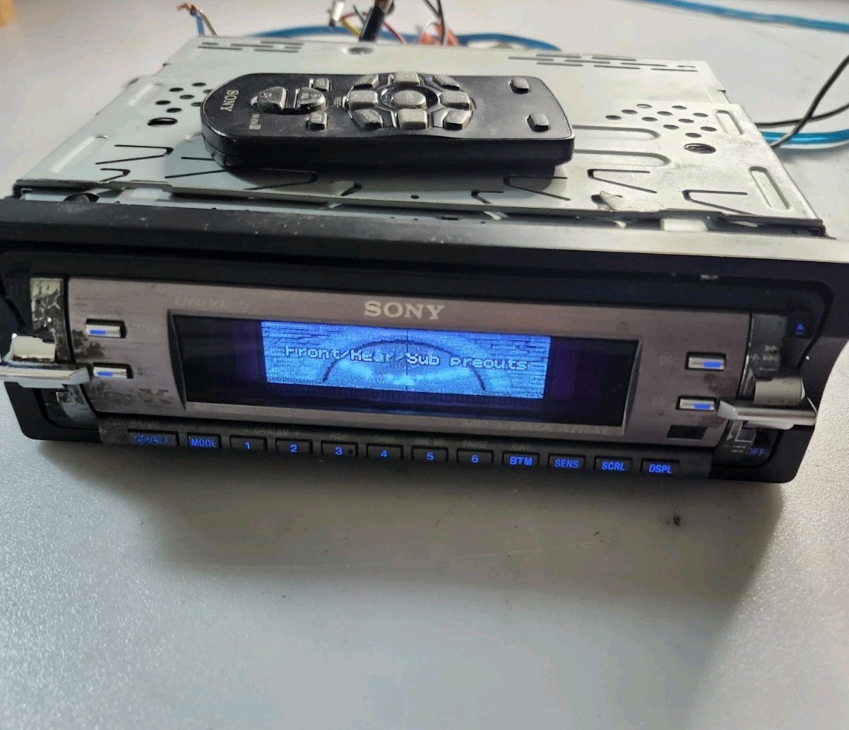 CDX-RA700 Car AM/FM Radio CD Player MP3 WMA Playback WORKS