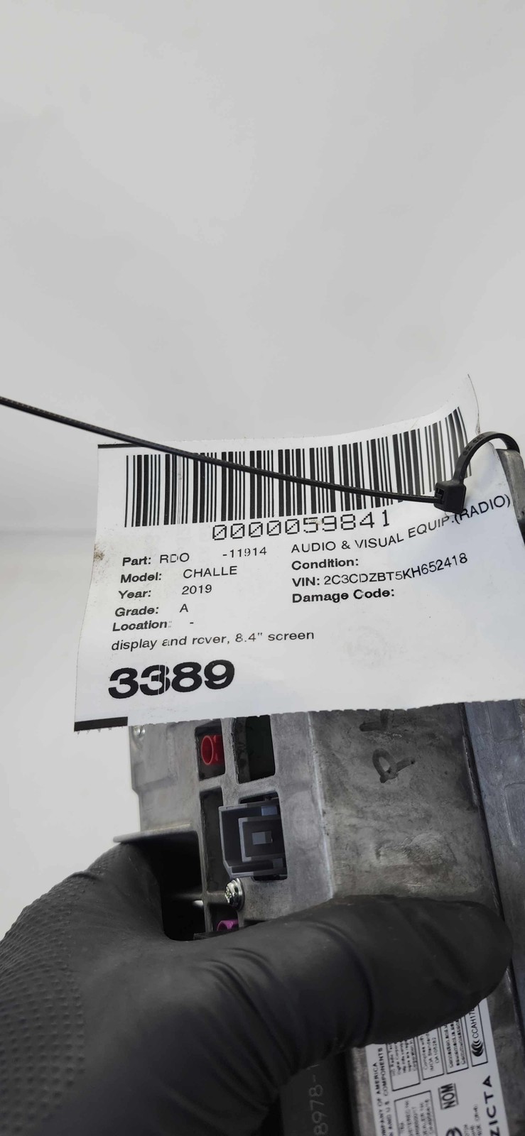 2019 DODGE CHALLENGER Audio & Visual Id Tm9113903000 68396531ac OEM