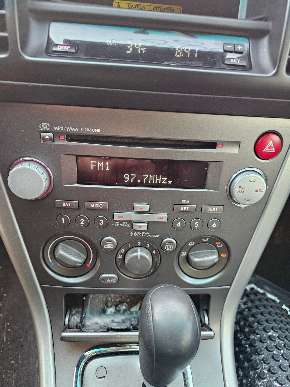 2009 Subaru Legacy outback 2.5 radio assembly 86201AG72A