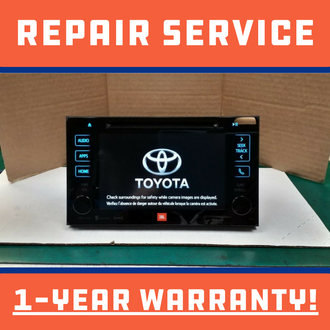 2015-2017 TOYOTA SIENNA *REPAIR SERVICE* AMFM NAV OEM Radio *86100-08072* 510158
