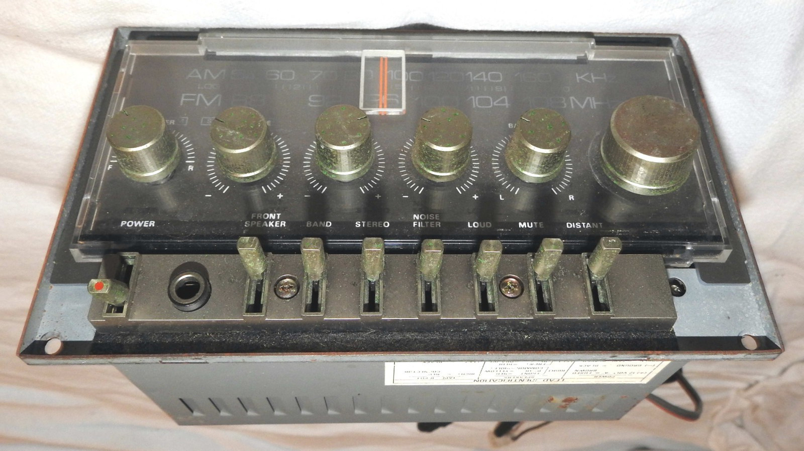 MOTOROLA Car Radio for Unknown Make, Model or Year of Car Part No. 54P40514D44