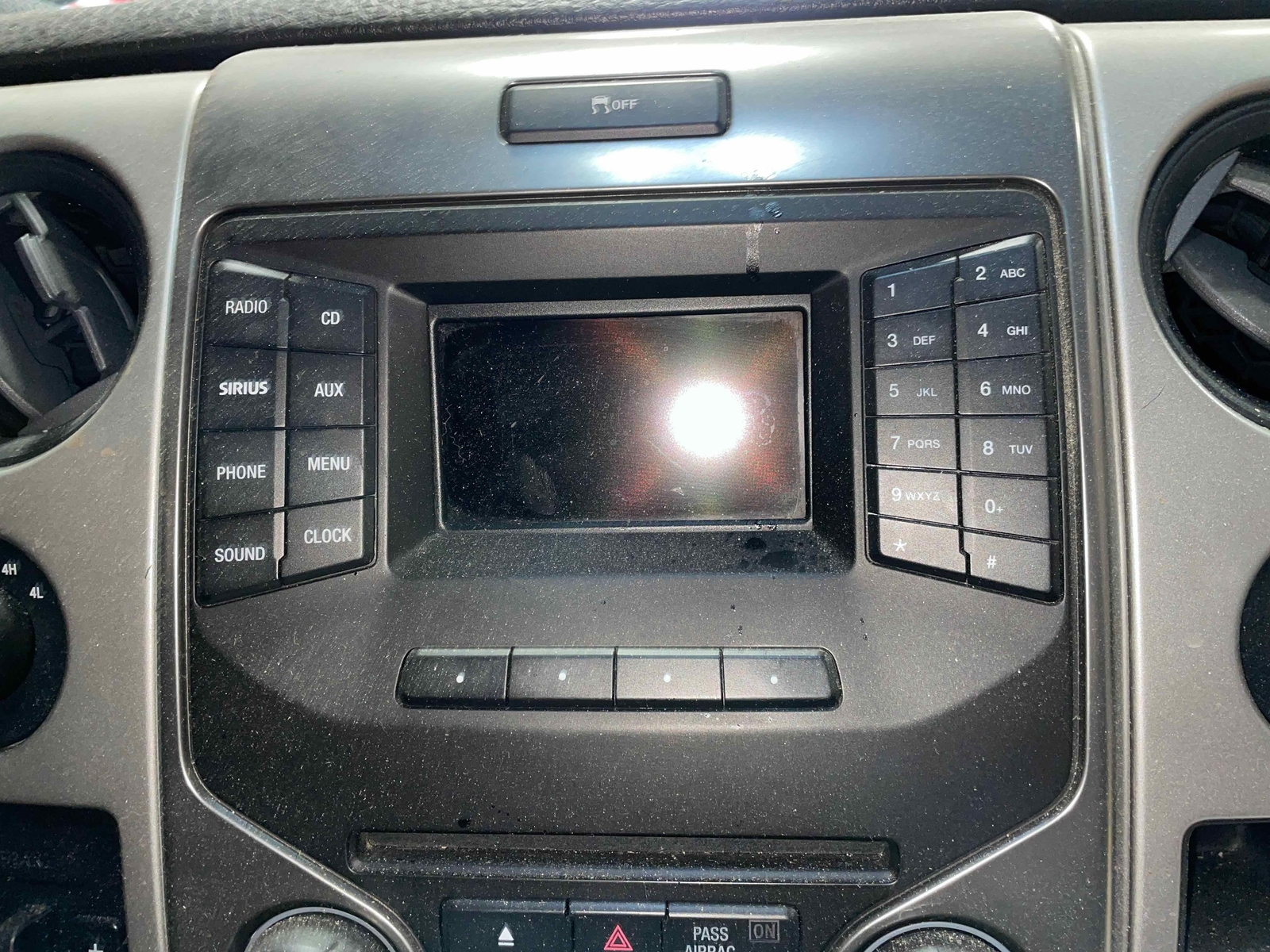 2013 Ford F150 Raptor Control Panel 4.2″ Screen Opening OEM el3t18a802basmmm