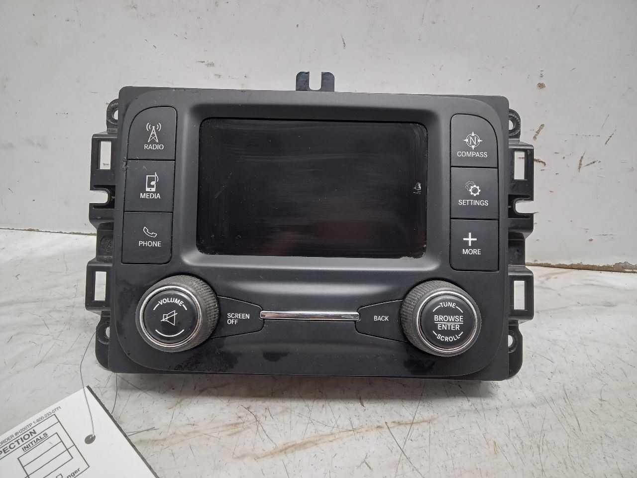 Audio Equipment Radio Classic Style Opt RA2 Fits 18-20 DODGE 1500 PICKUP 339611