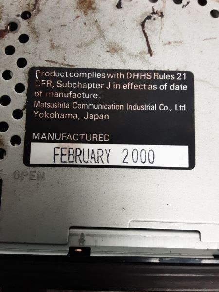 Audio Equipment Radio Am-fm-cd Fits 99-01 CR-V 1536602