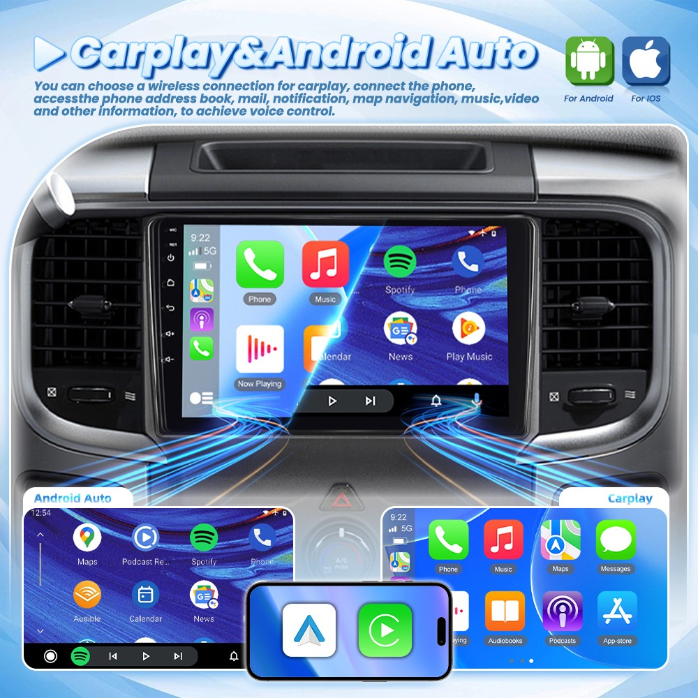 4+64GB For 2013-2018 Dodge Ram 1500 2500 3500 Android15 Car Stereo Radio Carplay