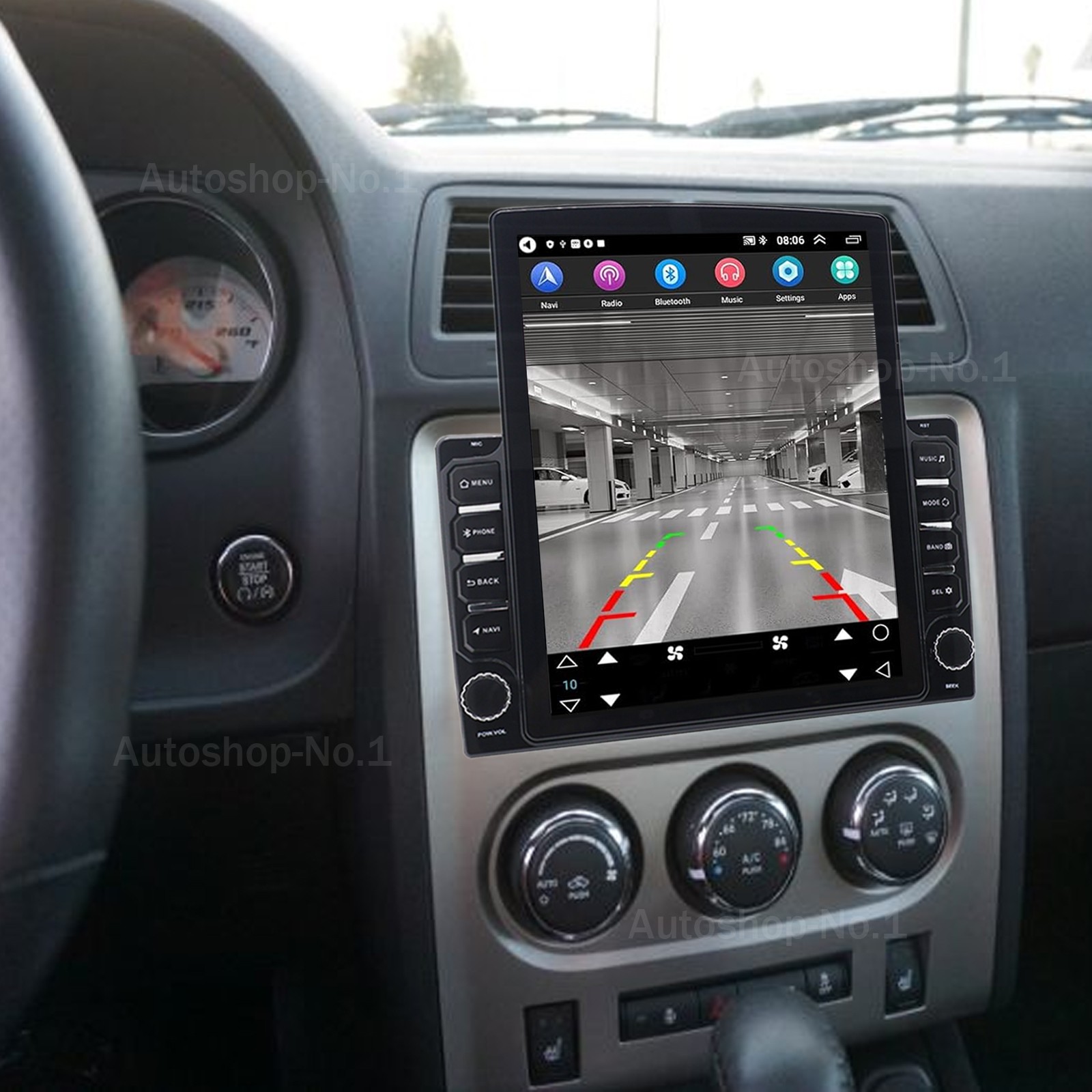 32G For Dodge Challenger 2008-2014 Carplay Android 9.7″ Car Stereo Radio GPS Nav