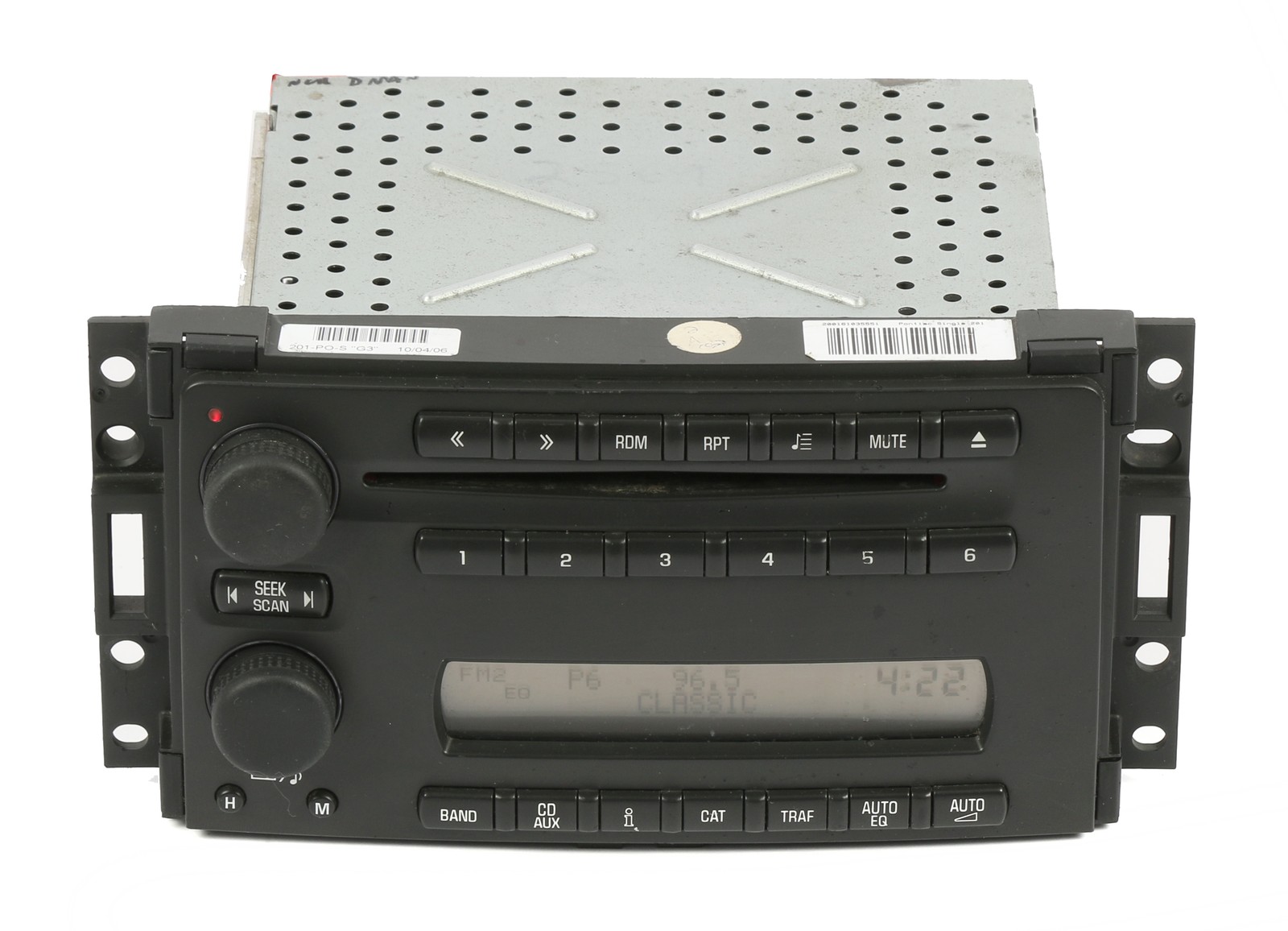 2005-2007 Pontiac Montana AM FM Radio Compact Disc Part Number 15806264 Opt US8