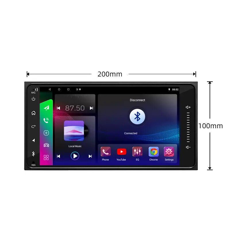 4+64GB Android 13 For 2000-2005 Toyota Echo Car Stereo Radio Carplay WIFI GPS